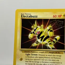 Vintage Pokemon TCG Electabuzz Kids WB Presents the First Movie Promo Card 2 - Image 4
