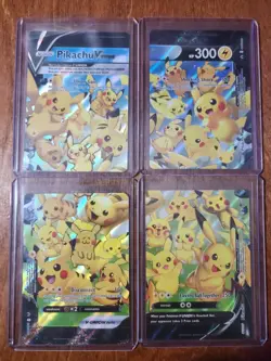 Pikachu V-Union [Set of 4] SWSH: Sword & Shield Promo Cards Holo - Image 1