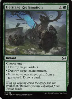 Heritage Reclamation C Tarkir: Dragonstorm 145 NM Normal MTG - Image 1