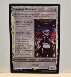 Summon: Bahamut MTG Final Fantasy Non-Foil M0001 Mythic Rare NM - Image 1