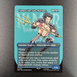 Namor the Sub-Mariner Borderless - Marvel Super Heroes Non-Foil MTG Mythic #362 - Image 1