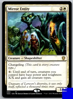 Mirror Entity 94 Rare Commander: Innistrad: Crimson Vow Magic: The Gathering NM - Image 1