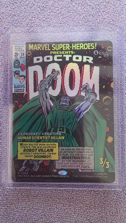 Doctor Doom (Borderless) (0394) Marvel Super Heroes Foil - Image 1
