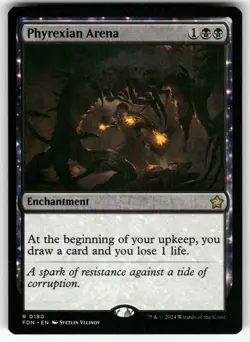 Phyrexian Arena 180 Rare Foundations Magic: The Gathering Near Mint - Image 1