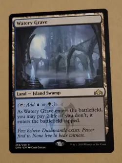 MTG Watery Grave Guilds of Ravnica 259/259 Regular Rare - Image 1