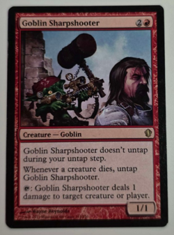 MTG Goblin Sharpshooter - Commander 2013 #111 Magic The Gathering LP - Image 1