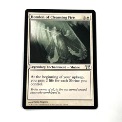 Honden Of Cleansing Fire MTG Champions Of Kamigawa Magic The Gathering LP - Image 1