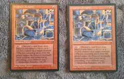 (2) MTG Fallen Empires - Dwarven Armorer -LP - Image 1
