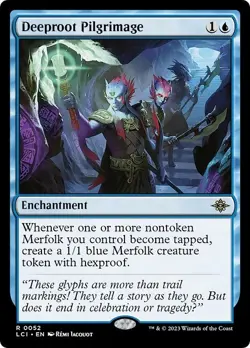DEEPROOT PILGRIMAGE x4 mtg NM-M Lost Caverns of Ixalan 4 Rare - Image 1