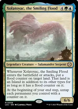XOLATOYAC, THE SMILING FLOOD mtg NM-M Commander Lost Caverns of Ixalan 1 Mythic - Image 1