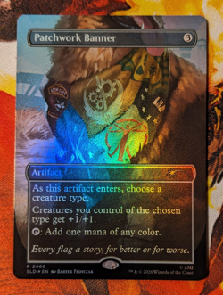 Patchwork Banner - Secret Lair x Fallout: Greet the Dog - MTG Foil #2466 - Image 1
