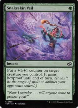 Snakeskin Veil C Tarkir: Dragonstorm 159 NM Normal MTG - Image 1