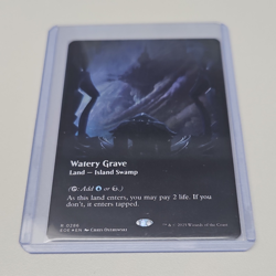 Magic: The Gathering Watery Grave Rare Land 0286 Borderless EN Foil - Image 1