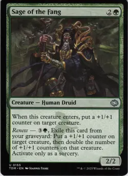 Sage of the Fang U Tarkir: Dragonstorm 155 NM Normal MTG - Image 1