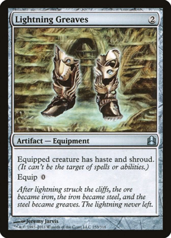 MTG magic 1x Lightning Greaves (M/NM) Commander 2011 - Image 1