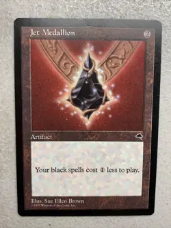 Jet Medallion X1 Tempest Mtg Magic the Gathering Artifact Rare - Image 1