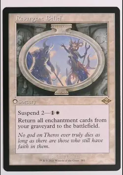 Resurgent Belief (Retro Frame) 385 Modern Horizons 2 Magic: The Gathering NM - Image 1