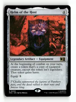 Helm of the Host 200 Rare Commander: Marvel Super Heroes Magic: The Gathering NM - Image 1