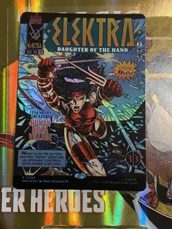 MTG - Elektra, Daughter of the Hand (Comic Book Foil) - Marvel Super Heroes - Image 1