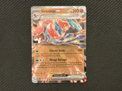 Pokemon Greninja ex 106/167 Play! Pokemon Prize Pack Series 7 Holo Rare Art Card - Image 1