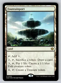 Fountainport 253 Rare Bloomburrow Magic: The Gathering Foil Near Mint - Image 1