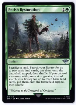 Entish Restoration LTR 163 Magic: The Gathering UC NM - Image 1