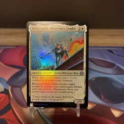 Magic the Gathering - Silver Sable, Mercenary Leader 0013 - Marvel's Spider-Man - Image 1