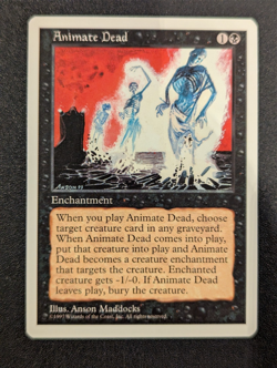 Animate Dead - 5th Edition - NM - MTG - Magic the Gathering - Black - Enchant - Image 1