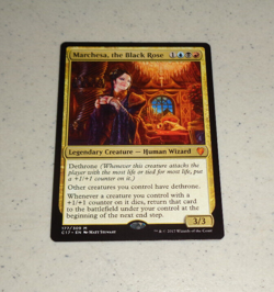 ~1x Marchesathe Black Rose x1 ~NM~ Commander 2017 C17 Magic the Gathering MTG~ - Image 1