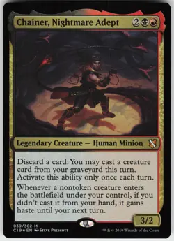 FOIL CHAINER, NIGHTMARE ADEPT 39 MYTHIC NEAR MINT - Image 1