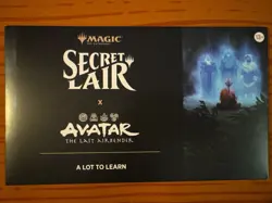 MTG Secret Lair x Avatar: The Last Airbender A Lot to Learn Non Foil - Image 1