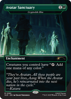 MTG Secret Lair x Avatar: The Last Airbender A Lot to Learn Non Foil - Image 3