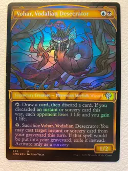 MTG 1x FOIL SHOWCASE Vohar, Vodalian Desecrator 325 Dominaria United Magic x1 NM - Image 1