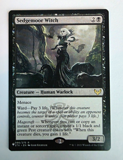 Wizards of the Coast MTG Sedgemoor Witch Strixhaven Rare 086/275 Reg EN 2021 - Image 1