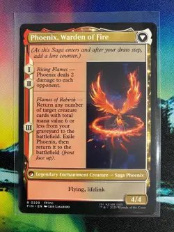 Joshua, Phoenix's Dominant 0229 Final Fantasy Magic the Gathering FREE SHIPPING! - Image 2