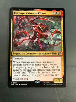 Carnage, Crimson Chaos 2025 Magic The Gathering Marvel’s Spider-Man - Image 1