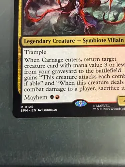 Carnage, Crimson Chaos 2025 Magic The Gathering Marvel’s Spider-Man - Image 3