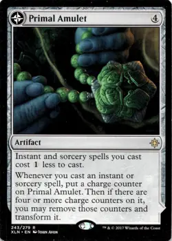 Primal Amulet XLN #243 Rare Ixalan Magic: The Gathering Lightly Played - Image 1