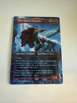 Thor, God of Thunder (Borderless) (0338) Marvel Super Heroes Regular - Image 1