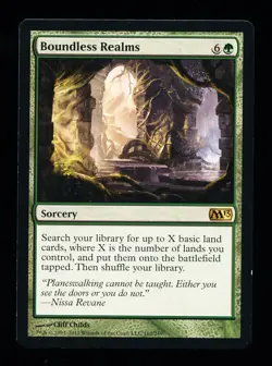 * * 1x Boundless Realms x1 * * M13 MTG Close to NM Near Mint - Image 1