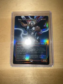 Thor, God of Thunder (Borderless) (0369) Marvel Super Heroes Foil - Image 1
