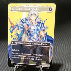 MTG Final Fantasy 2-Card Lot: Cecil (Dark Knight/Redeemed) + Kefka's Tower foil - Image 2