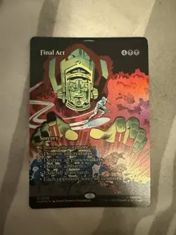 Final Act (Borderless) 66 Marvel Universe Eternal-Legal Foil NM - Image 1