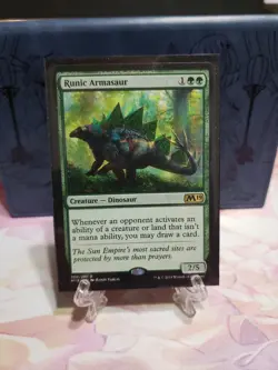 Runic Armasaur 256 R Normal LCC MTG NM - Image 1
