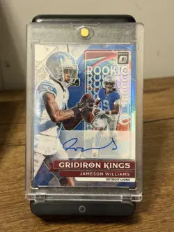2022 Donruss Optic Rookie Gridiron Kings Jameson Williams Autograph /99 Holo 🏈 - Image 1