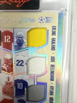 2025 LEAF GLORY OF THE GAME FOOTBALL Vs FUTBOL (Brady, Gronk, Hill, Jackson) /30 - Image 5