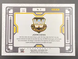 2024 Panini Photogenic WWE John Cena Fireworks #/5 Down The Ramp #2 SSP Legends - Image 3