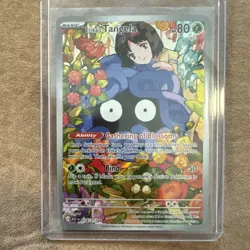 Pokemon TCG Erika's Tangela 218/217 SV 151 Secret Rare Full Art Holo Eng - Image 1