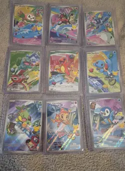 Pokemon 2026 First Partner Illustration Collection Series 1 Promo Complete Set 7 - Image 1