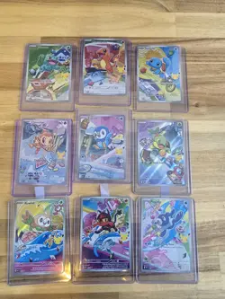 Pokemon 2026 First Partner Illustration Collection Series 1 Promos Complete Set - Image 1
